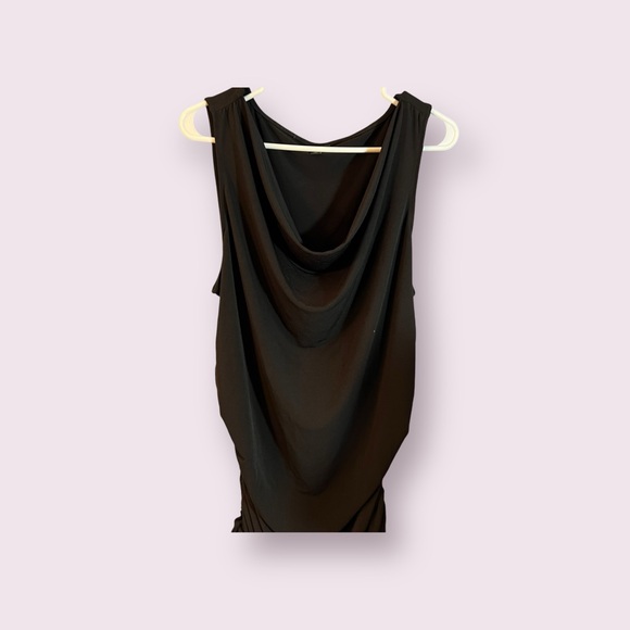 Torrid Side Gathered Black Dress Size 2 - Picture 10 of 16